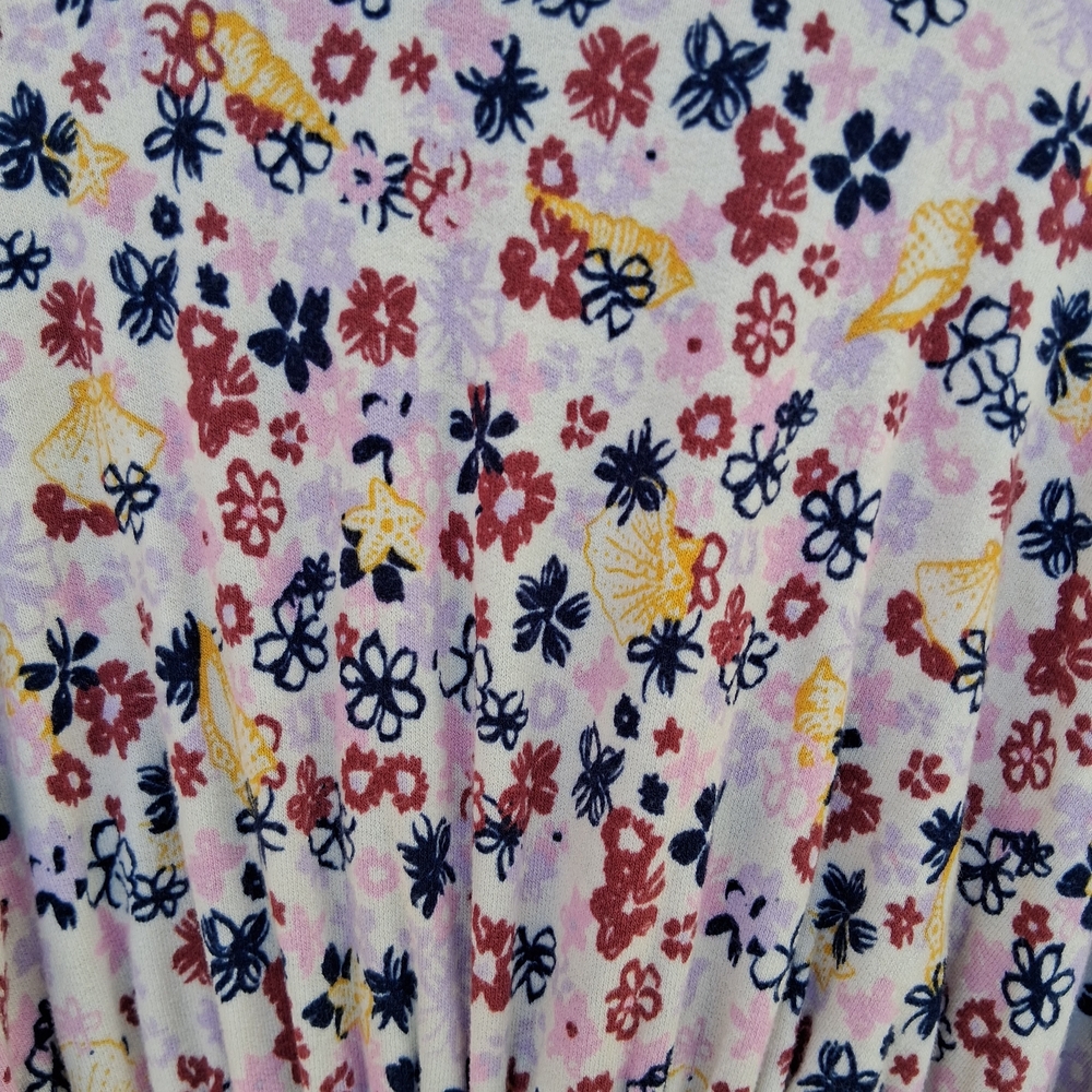 Free People Vibe Check Floral Waist Tie Jumpsuit Romper Small Boho Cottagecore - Picture 6 of 11